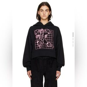 NWOT Bernhard Willhelm Black Graphic Hoodie